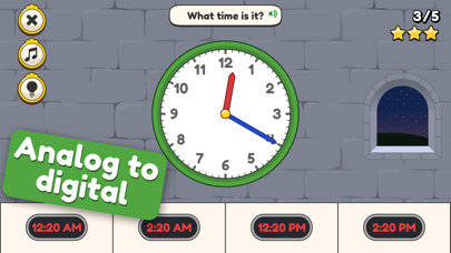 King of Math: Telling Time Screenshot