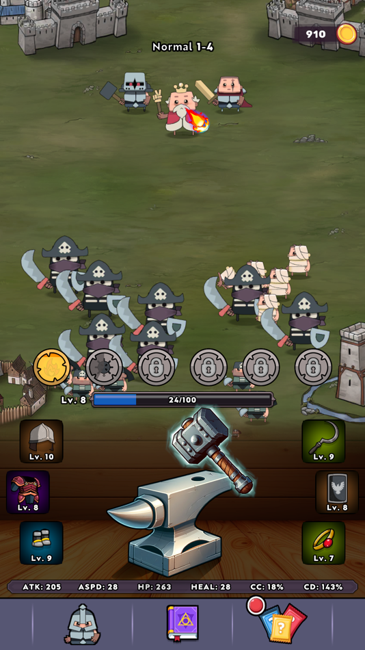 #1. Forge Master: Idle RPG (iOS) 由: Eugeniu Curcudel
