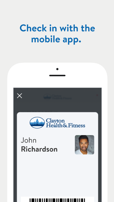 Clayton Health and Fitness Screenshot