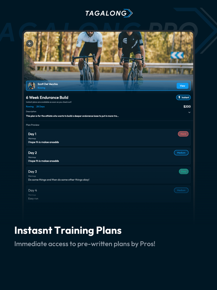 TAGALONG for Athletes