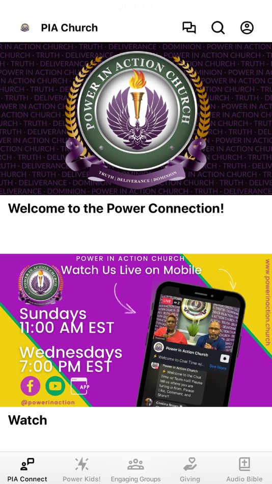 #1. Power in Action Church (iOS) 由: IN POWER ACTION CHURCH INC