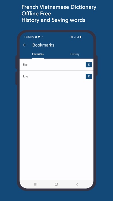 Dictionary French Vietnamese Screenshot