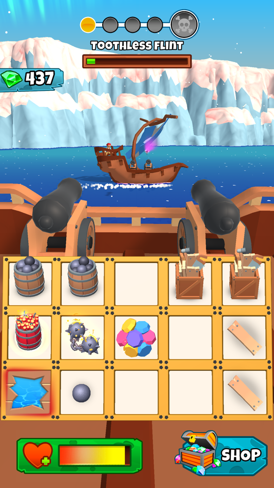#4. Call of Booty: Merge Pirates (iOS) 由: Full Fat Productions Ltd