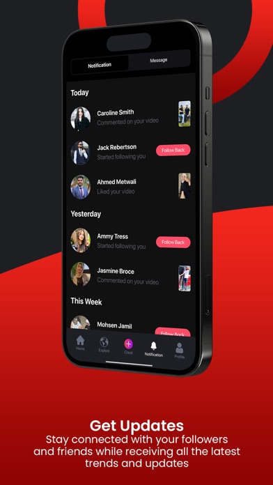 Redz: Explore content nearby Screenshot