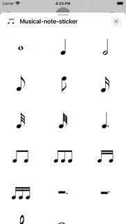 musical note sticker iphone screenshot 1