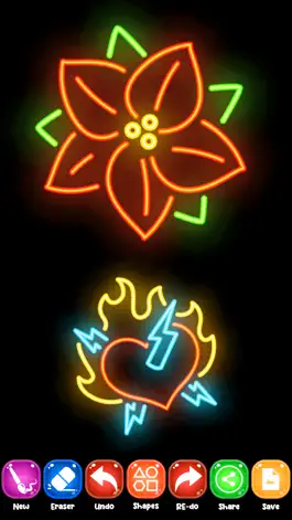 Game screenshot Doodler Neon Doodle Art hack