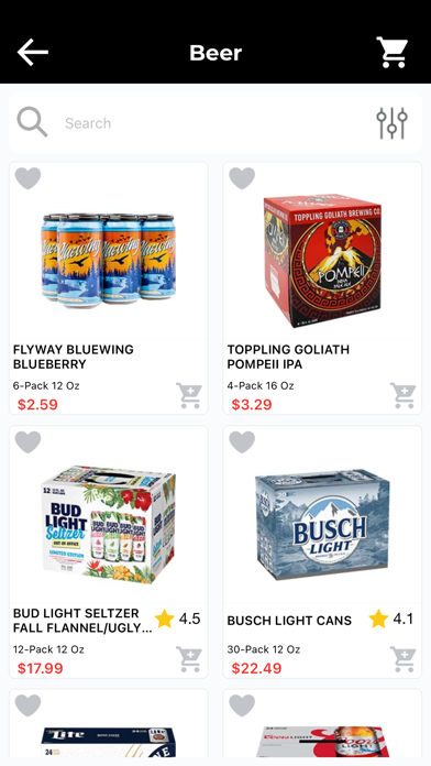 Spiritueux Wine & Liquors Screenshot