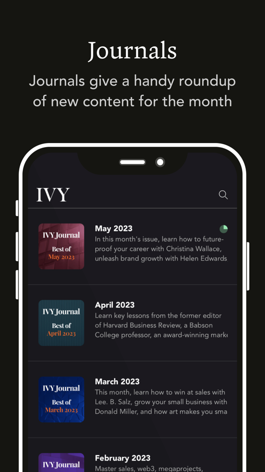 #5. IVY Growth App (iOS) Podle: IVYCONNECT INC