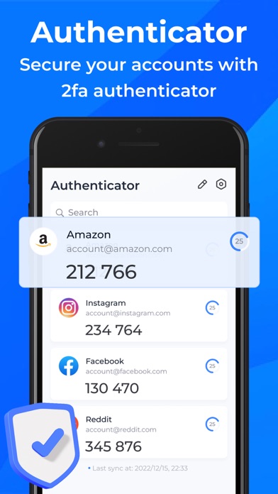 Authenticator App- MFA,2FA,OTP Screenshot