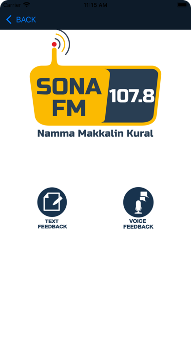 Sona FM 107.8 CRS Screenshot