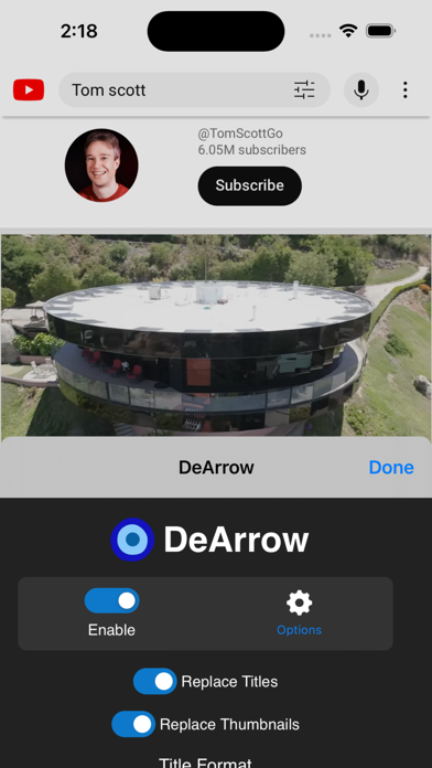 DeArrow for YouTube Screenshot