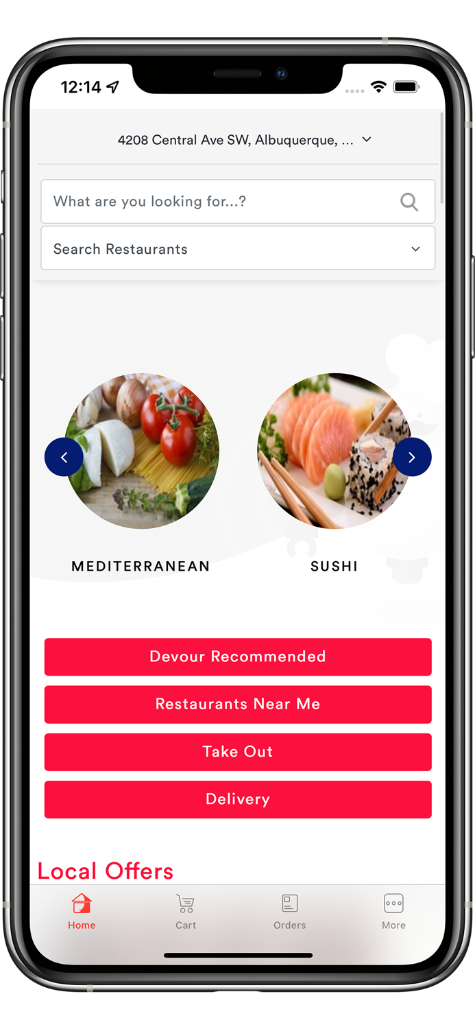DevourNow Delivery-Pickup