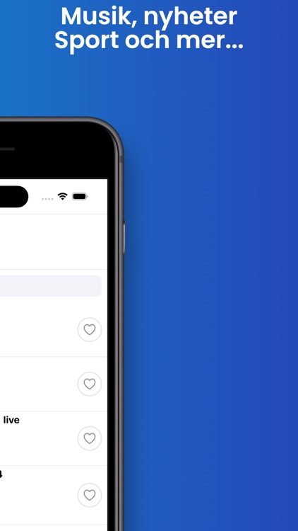 Sveriges Radiostationer live