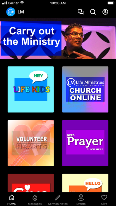 Life Ministries LM, Inc Screenshot