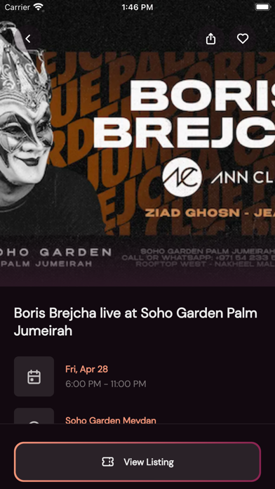 Tickt: Dubai Nightlife & Event Screenshot