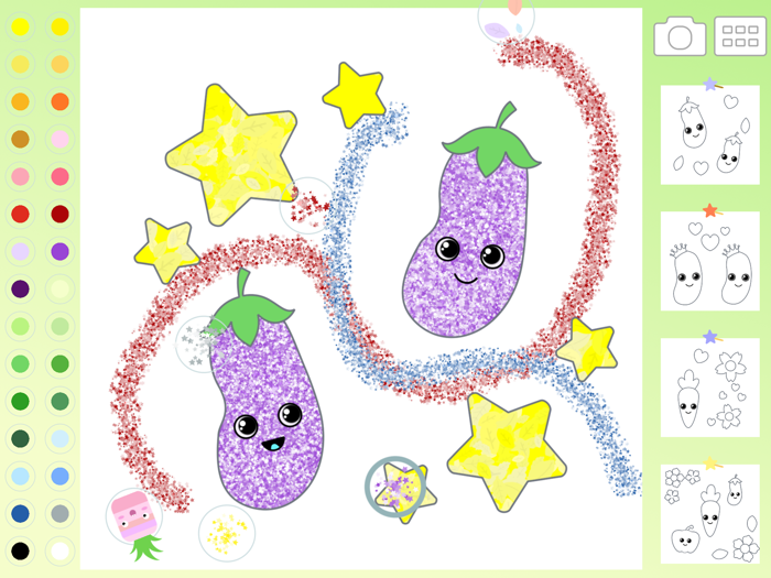 Vegetable Coloring Kid Toddler