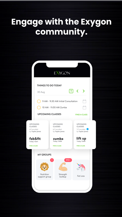 Exygon Health & Fitness Club Screenshot