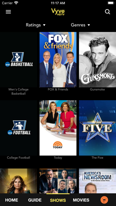 Vyve HDTV Screenshot