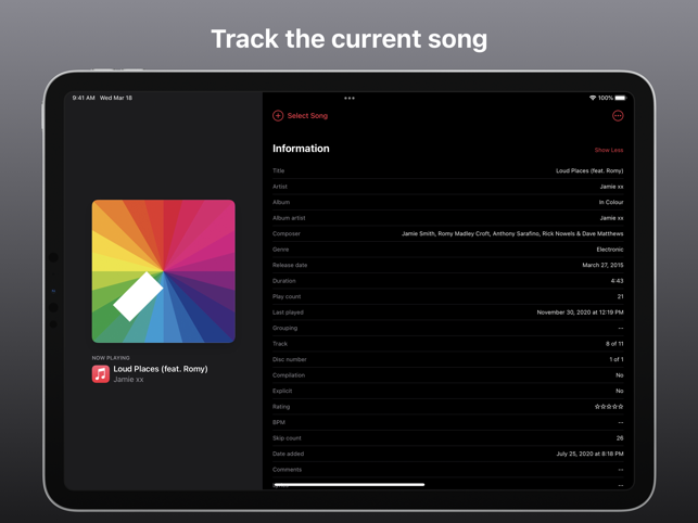 ‎Music Info — Song Metadata Screenshot