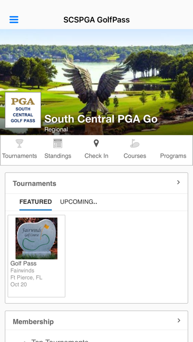 South Central PGA Golf Pass Screenshot