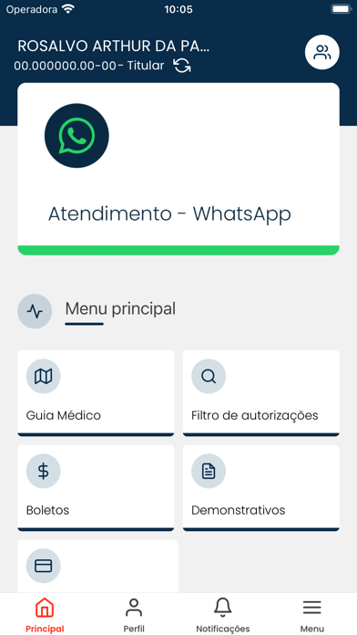 União Médica Beneficiário Screenshot