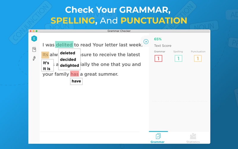 Grammar 检查 - Spelling Checker