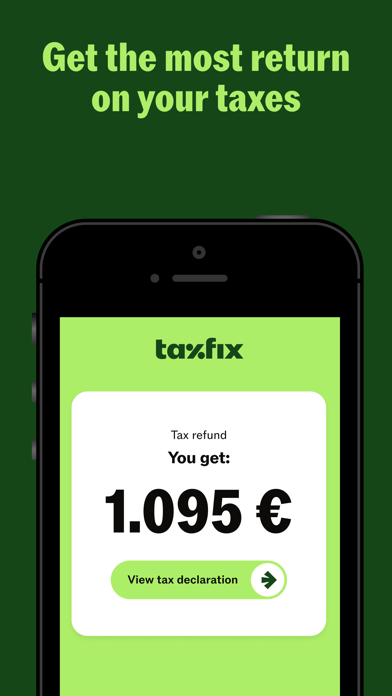 Taxfix: Tax return for Germany Screenshot