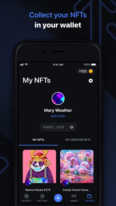 Top Crypto Coins & NFT Creator Screenshot