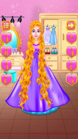 Game screenshot Princess Long Hair Salon hack