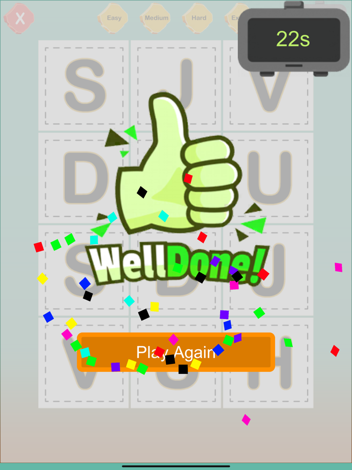 Pictures and Cards Matching Game