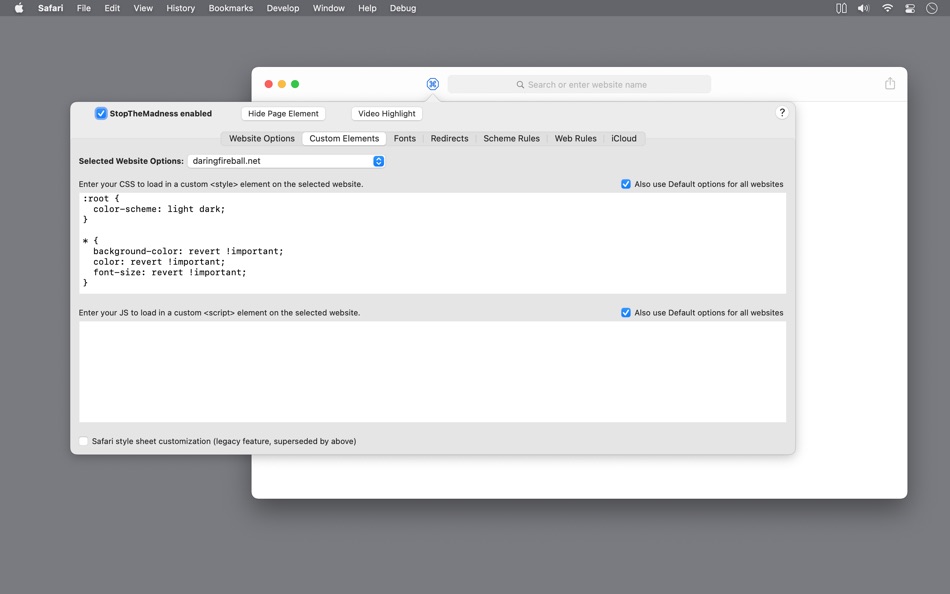 #3. StopTheMadness (macOS) Podle: Jeff Johnson