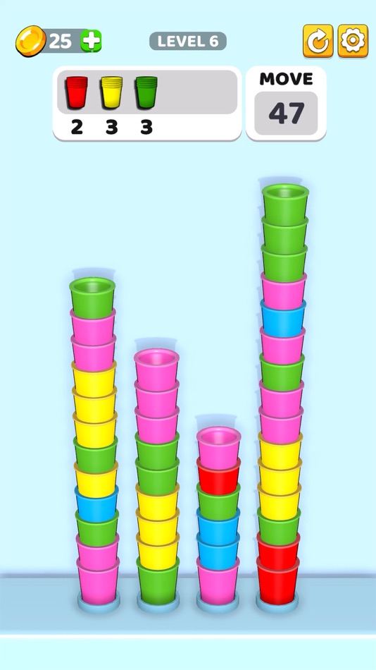 #3. StackySort (iOS) 由: Berat Oguz