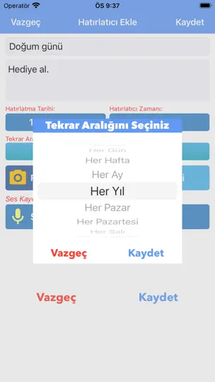 Hatırlatıcı PRO iPhone Ekran Görüntüsü 4