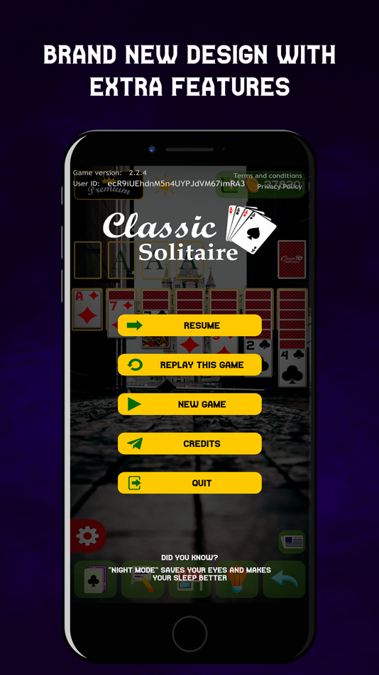 #6. Classic Solitaire - Dark Mode (iOS) 由: Ivan Taranov