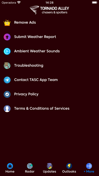 Tornado Alley Weather Center Screenshot