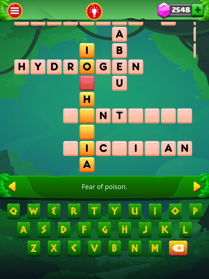Word Puzzle by Answer Question
