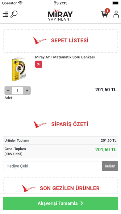 Miray Yayınları Screenshot