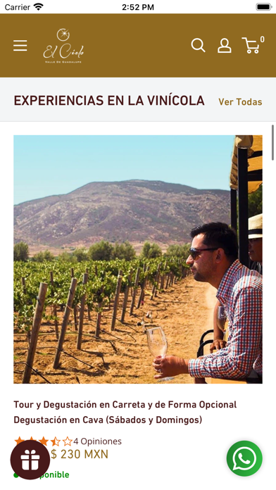 Vinos El Cielo Screenshot