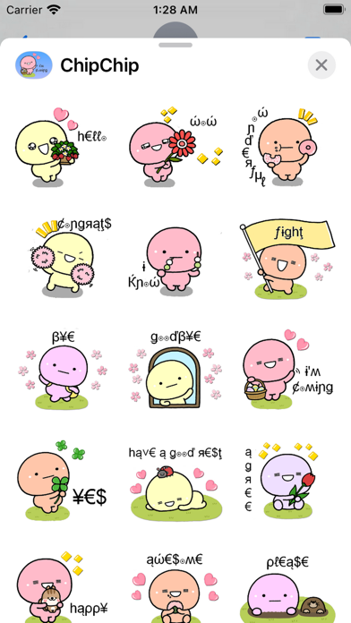 Screenshot #3 pour ChipChip Stickers Pack