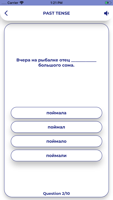 Russian GrammarーLessons・Tests Screenshot