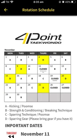Game screenshot 4Point Taekwondo apk
