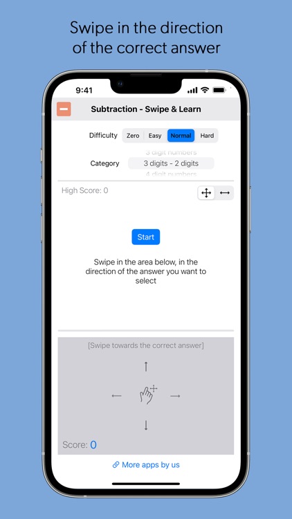Subtraction - Swipe & Learn