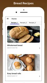 bread recipes easy iphone screenshot 2