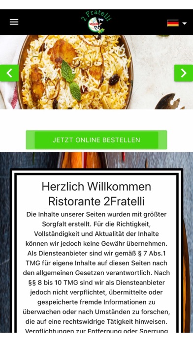Ristorante 2Fratelli Screenshot