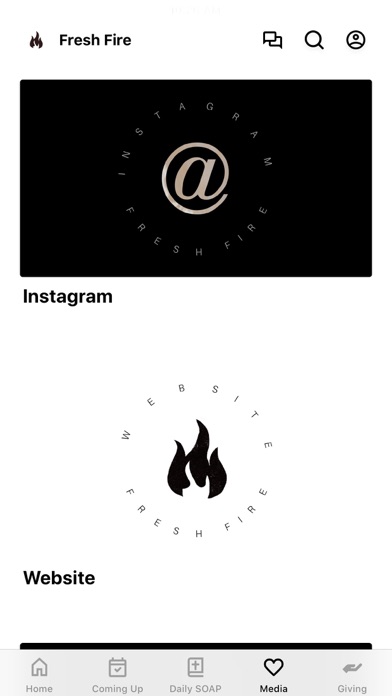 Fresh Fire Fellowship Screenshot