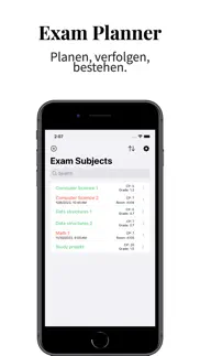 exam planner iphone screenshot 1