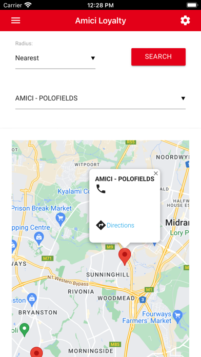 Amici Loyalty Screenshot