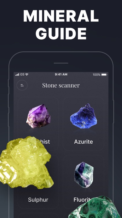 Rock identifier. Crystal guide