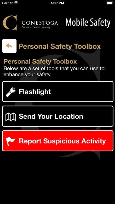 Conestoga Mobile Safety Screenshot
