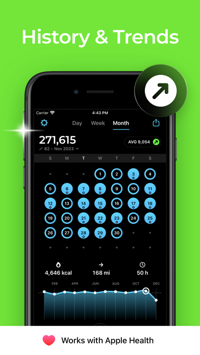 StepsApp Pedometer Screenshot